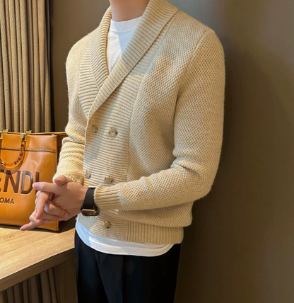 Roderico – Jersey Azul Hombre Estilo Moderno Elegante