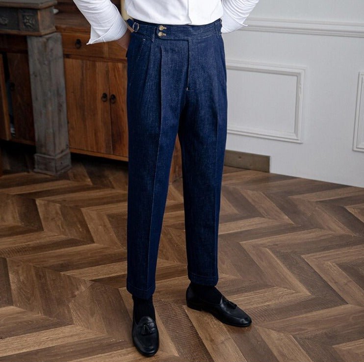 Pantalones Italianos Azules