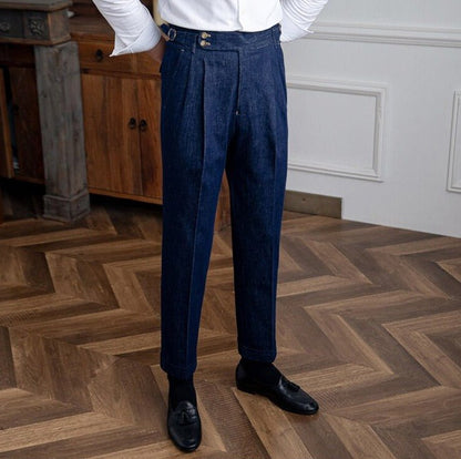 Pantalones Italianos Azules