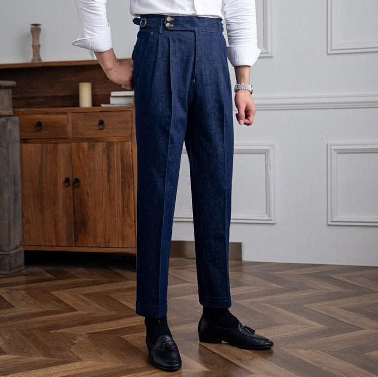 Pantalones Italianos Azules