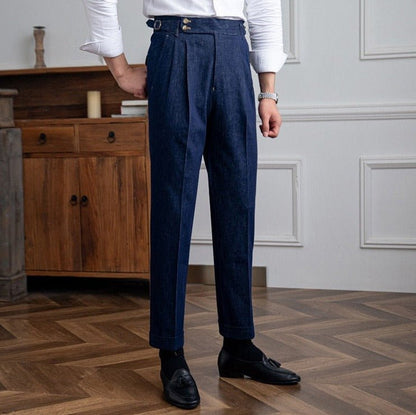 Pantalones Italianos Azules