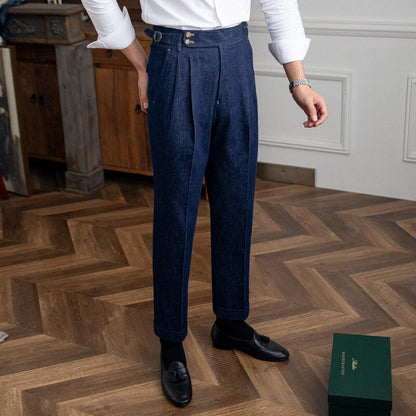 Pantalones Italianos Azules