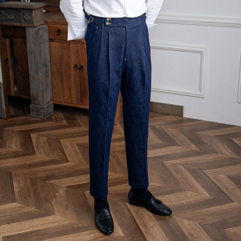 Pantalones Italianos Azules
