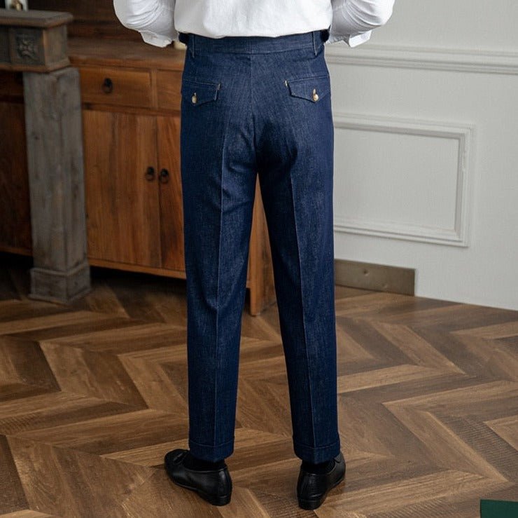 Pantalones Italianos Azules