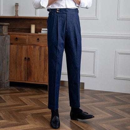 Pantalones Italianos Azules