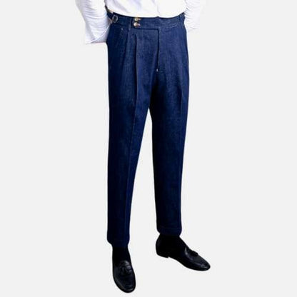 Pantalones Italianos Azules