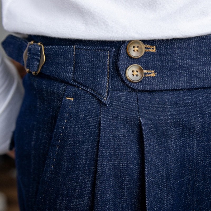 Pantalones Italianos Azules
