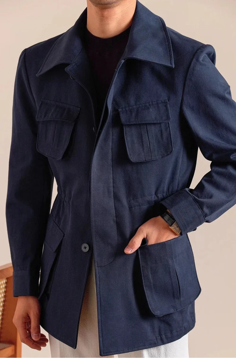 Chaqueta Old Money de Algodón Italiana