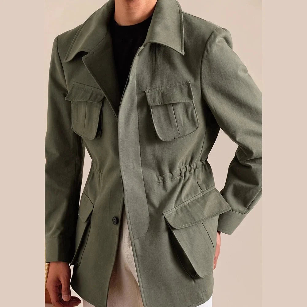Chaqueta Old Money de Algodón Italiana