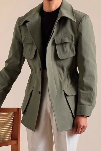 Chaqueta Old Money de Algodón Italiana