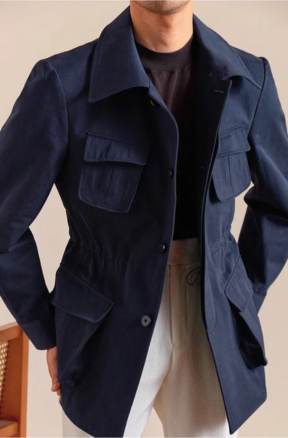 Chaqueta Old Money de Algodón Italiana