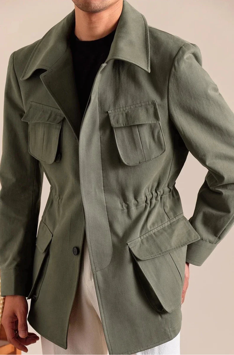 Chaqueta Old Money de Algodón Italiana