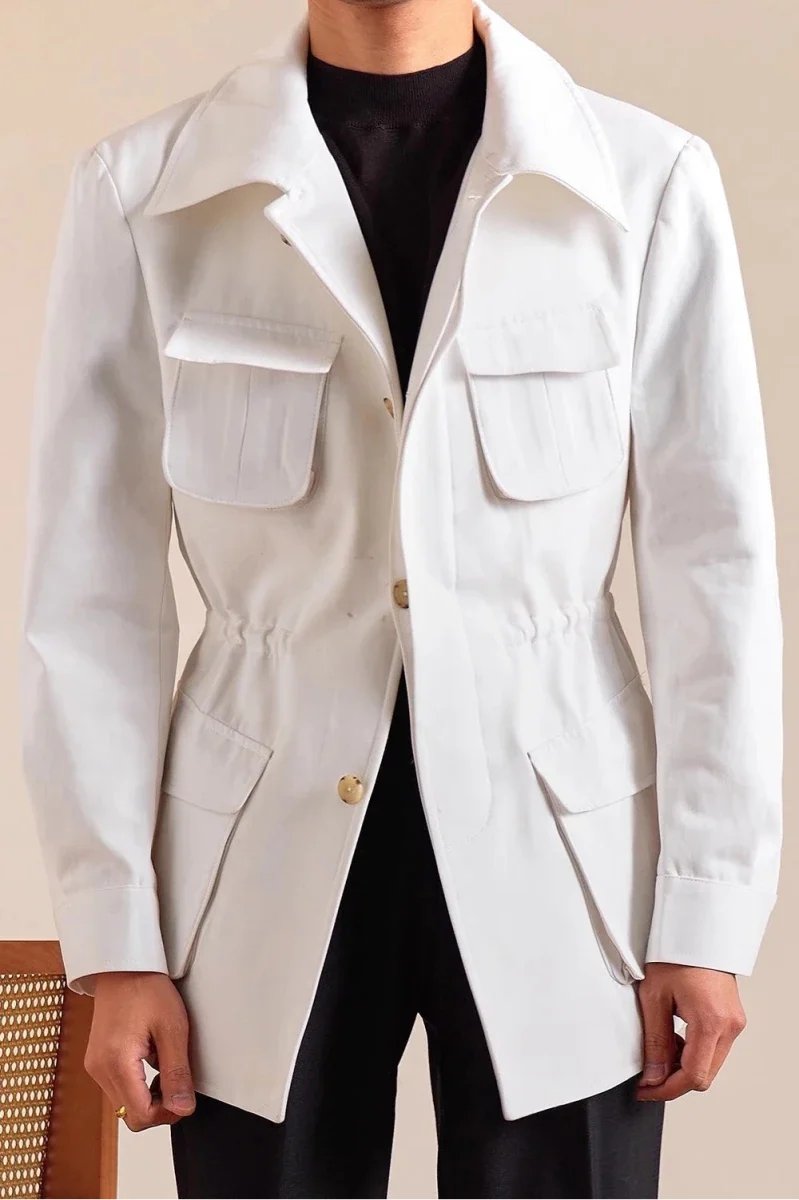 Chaqueta Old Money de Algodón Italiana
