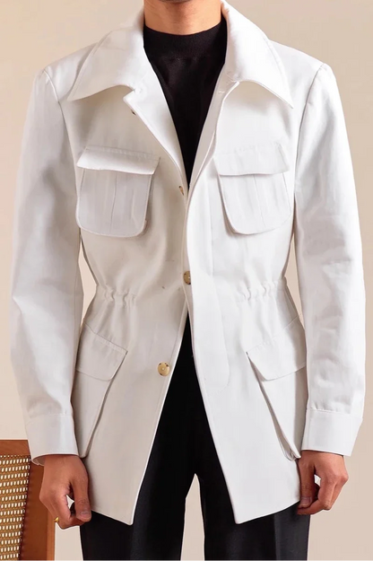 Chaqueta Old Money de Algodón Italiana