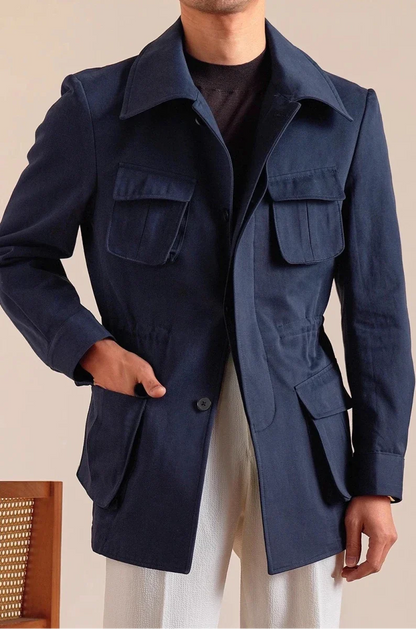 Chaqueta Old Money de Algodón Italiana