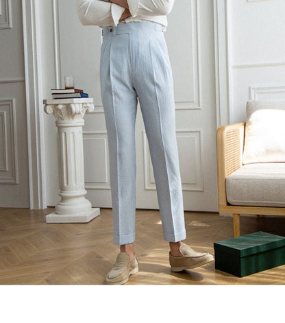 Pantalones Old Money Estilo Italiano