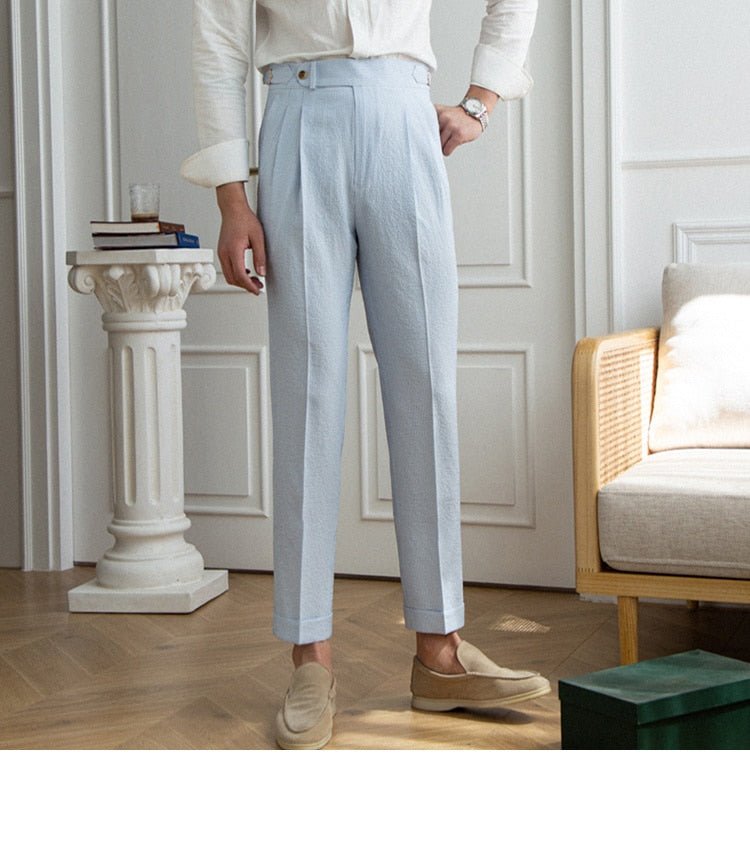 Pantalones Old Money Estilo Italiano