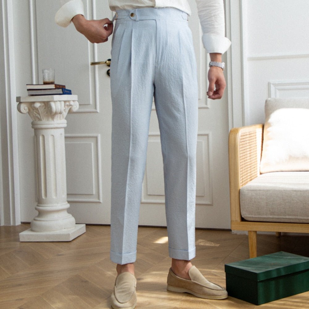 Pantalones Old Money Estilo Italiano