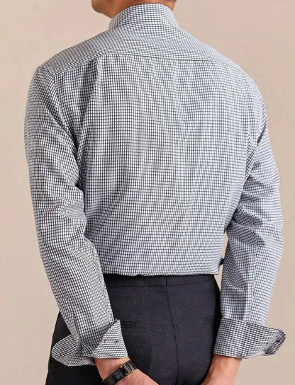 Camisa Italiana de Cuadros con Botones