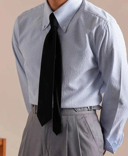 Camisa Italiana de Cuadros con Botones