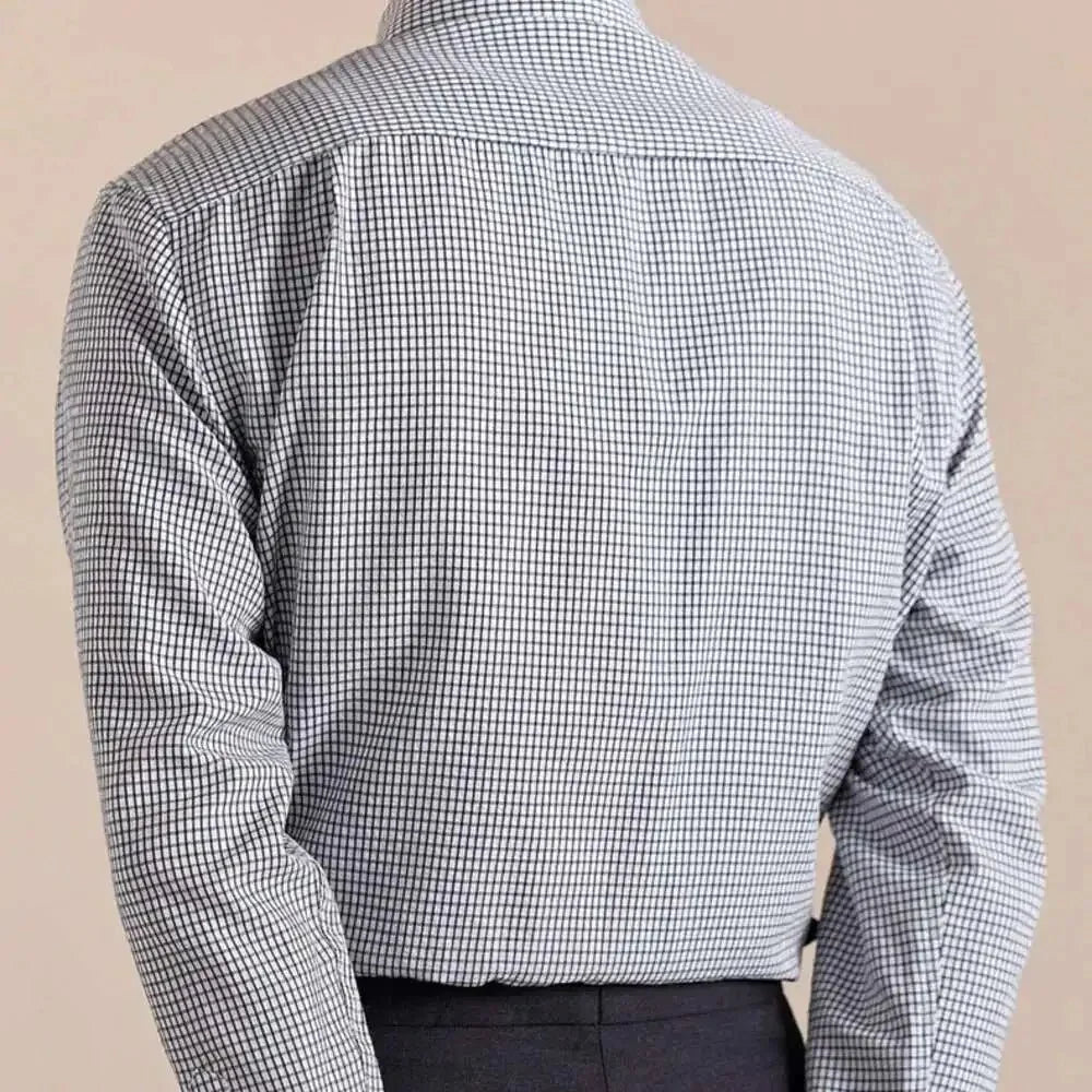 Camisa Italiana de Cuadros con Botones