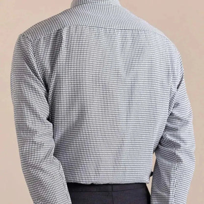 Camisa Italiana de Cuadros con Botones