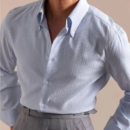 Camisa Italiana de Cuadros con Botones