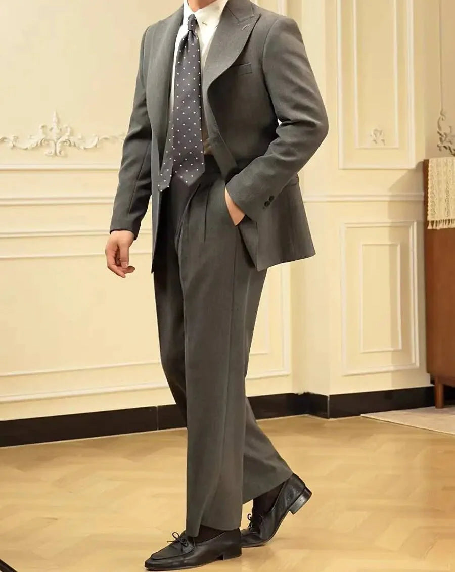 Pantalones Casuales de Negocios Estilo Italiano