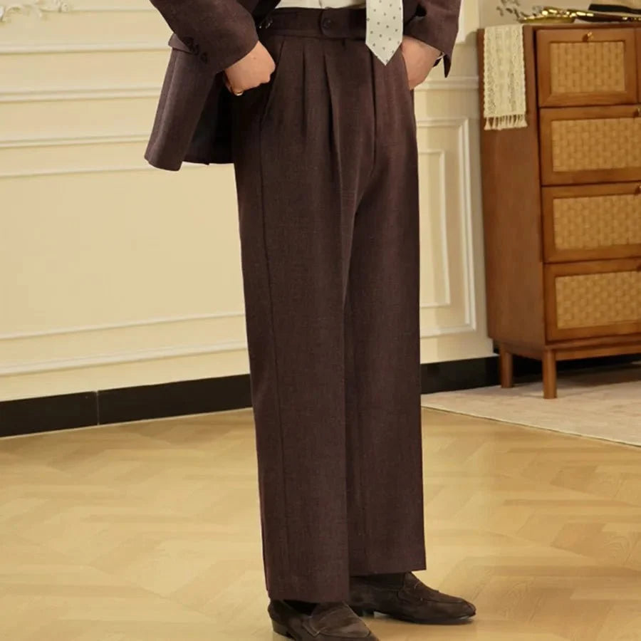 Pantalones Casuales de Negocios Estilo Italiano