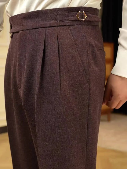 Pantalones Casuales de Negocios Estilo Italiano