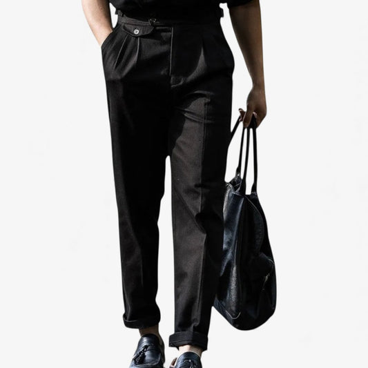 Pantalones de Algodón Casual Vintage Italianos