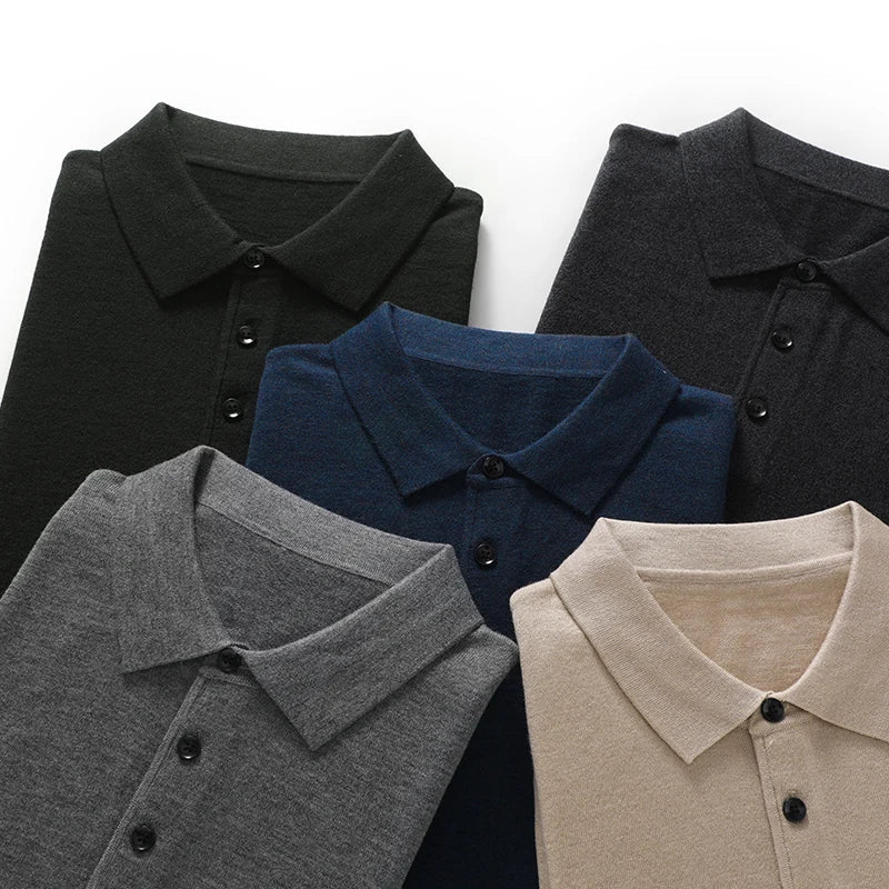 Polo de Punto de Lana para Hombre