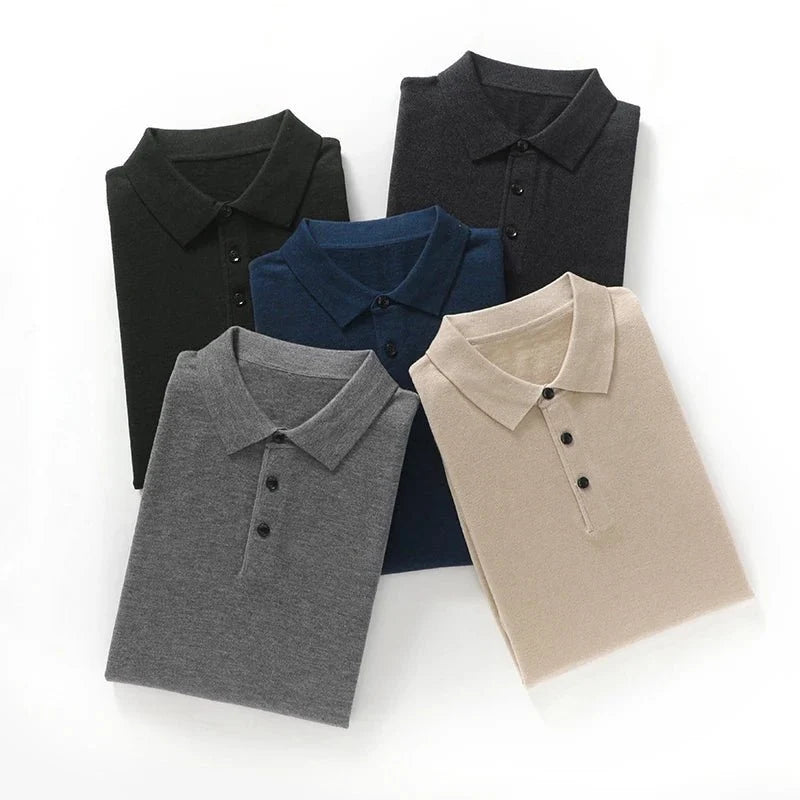 Polo de Punto de Lana para Hombre