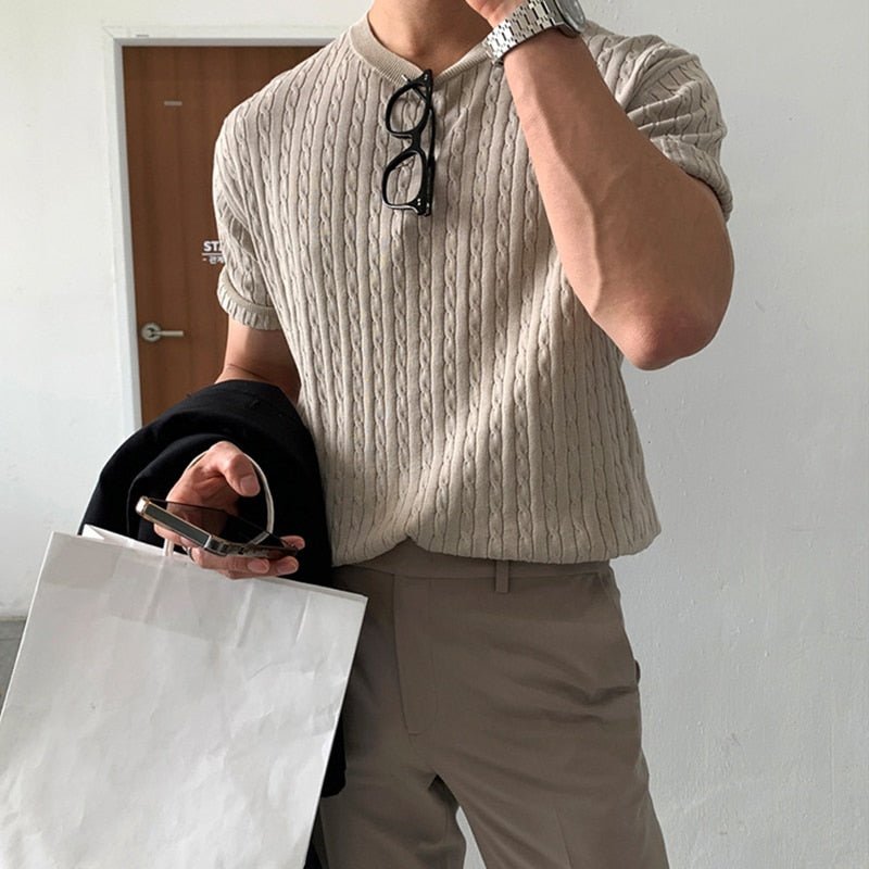 Camiseta Old Money Estilo Coreano