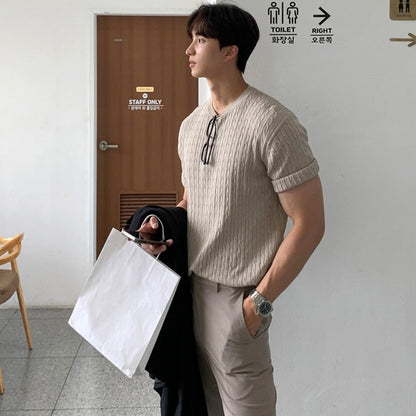 Camiseta Old Money Estilo Coreano