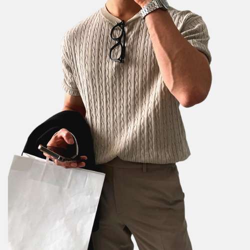 Camiseta Old Money Estilo Coreano