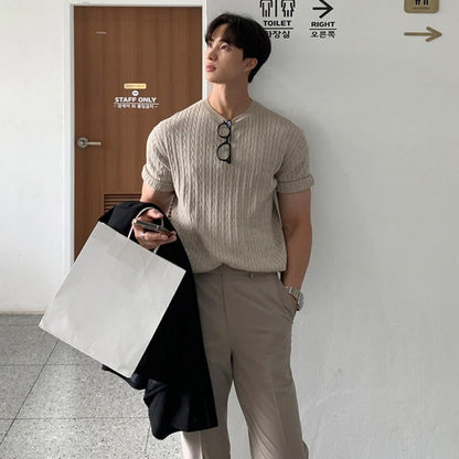 Camiseta Old Money Estilo Coreano