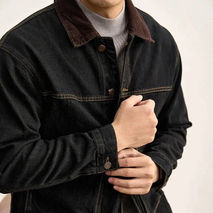 Chaqueta Vaquera Casual Estilo Americano Leo