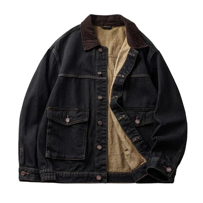 Chaqueta Vaquera Casual Estilo Americano Leo