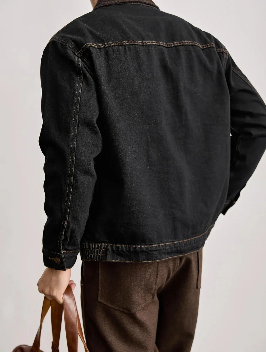 Chaqueta Vaquera Casual Estilo Americano Leo