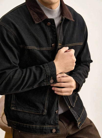 Chaqueta Vaquera Casual Estilo Americano Leo