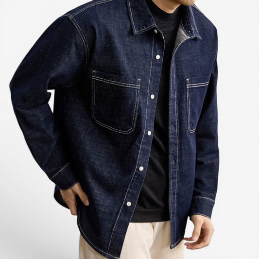 Chaqueta Vaquera Vintage Estilo Americano Leo
