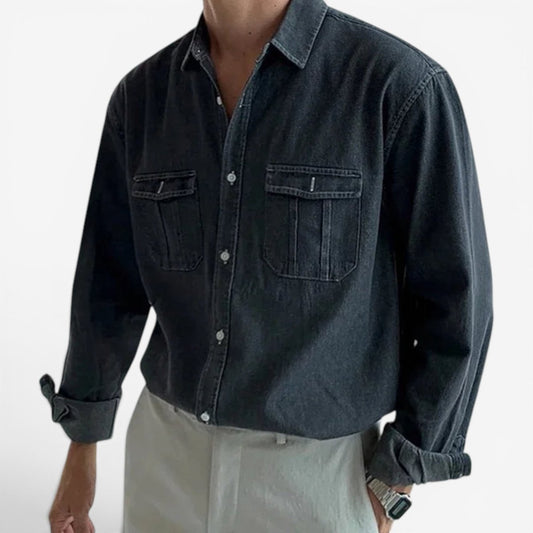 Camisa Vaquera Casual de Primavera Leo