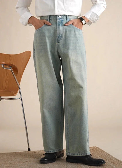 Pantalones Anchos de Tiro Alto Holgados Leo