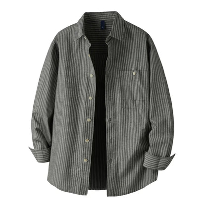Camisa a Rayas Estilo Old Money Leo