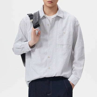 Camisa a Rayas Estilo Old Money Leo