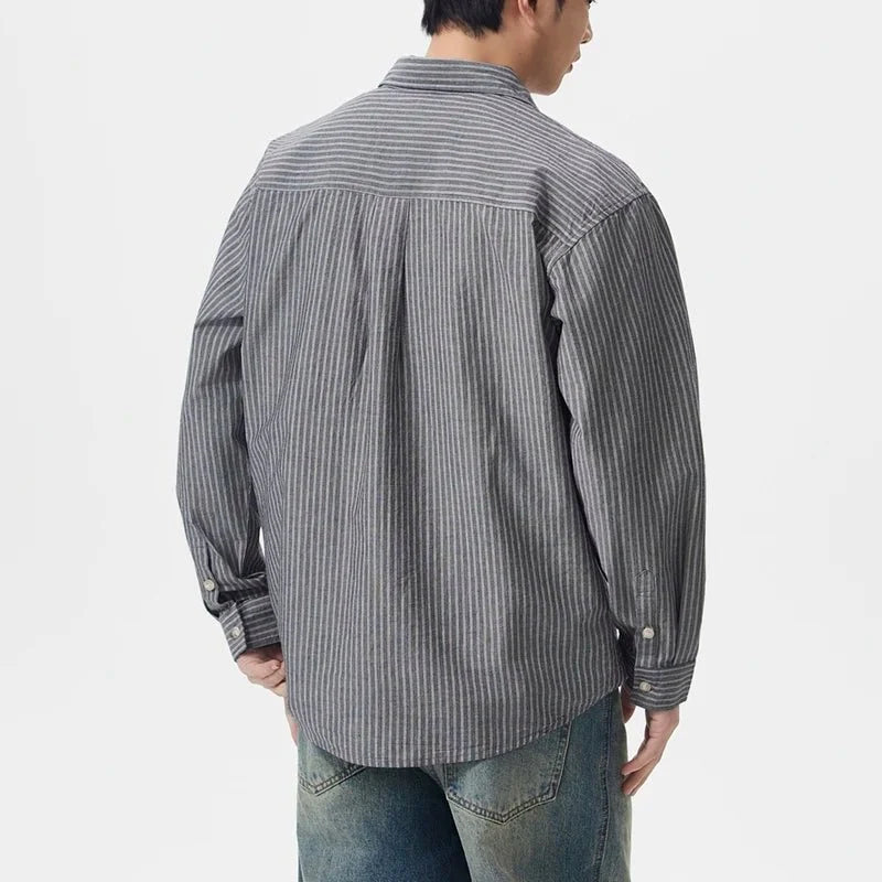 Camisa a Rayas Estilo Old Money Leo