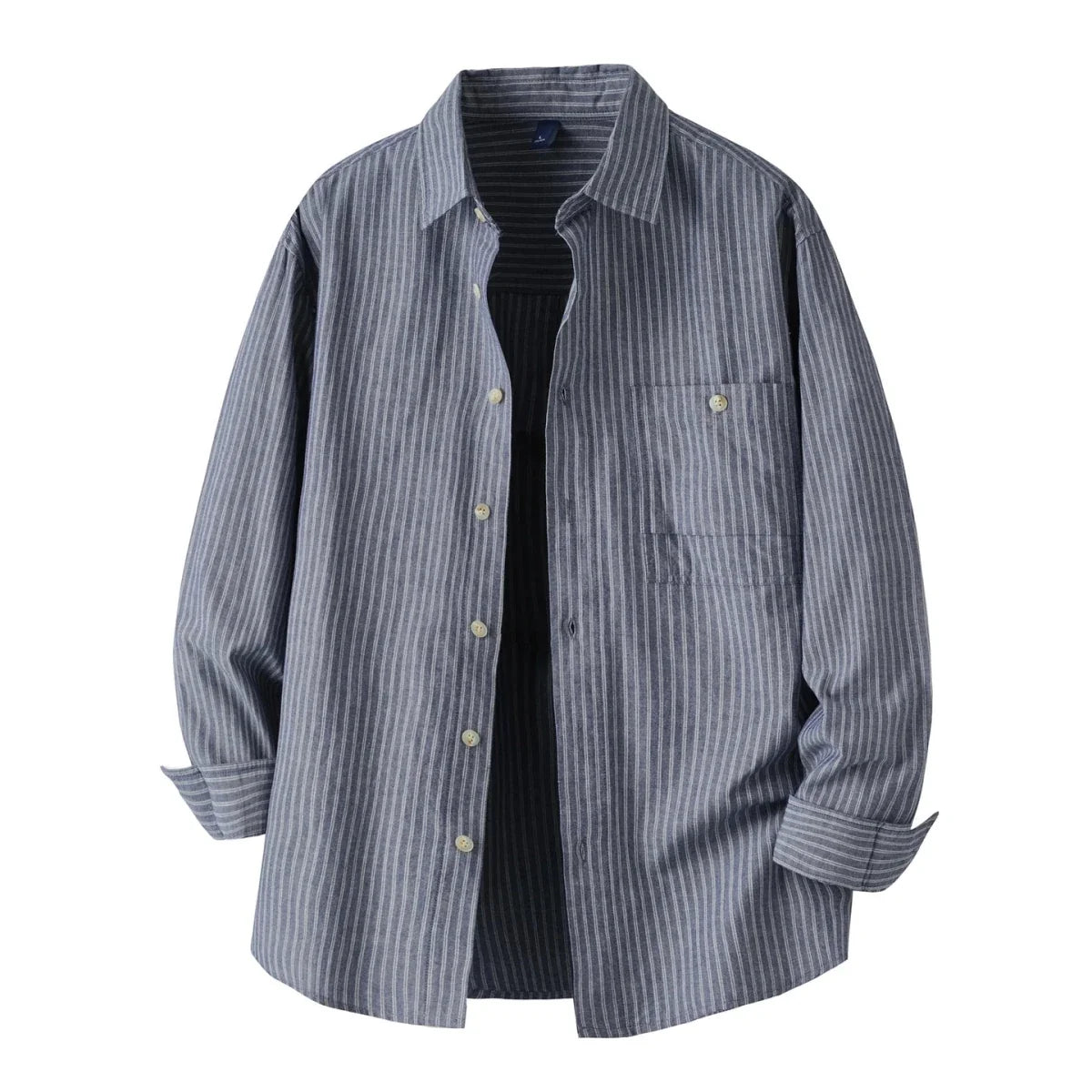 Camisa a Rayas Estilo Old Money Leo