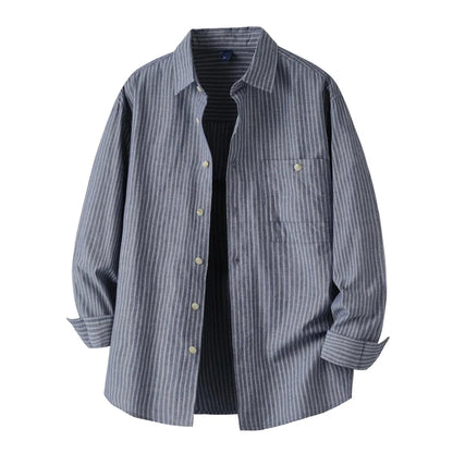 Camisa a Rayas Estilo Old Money Leo