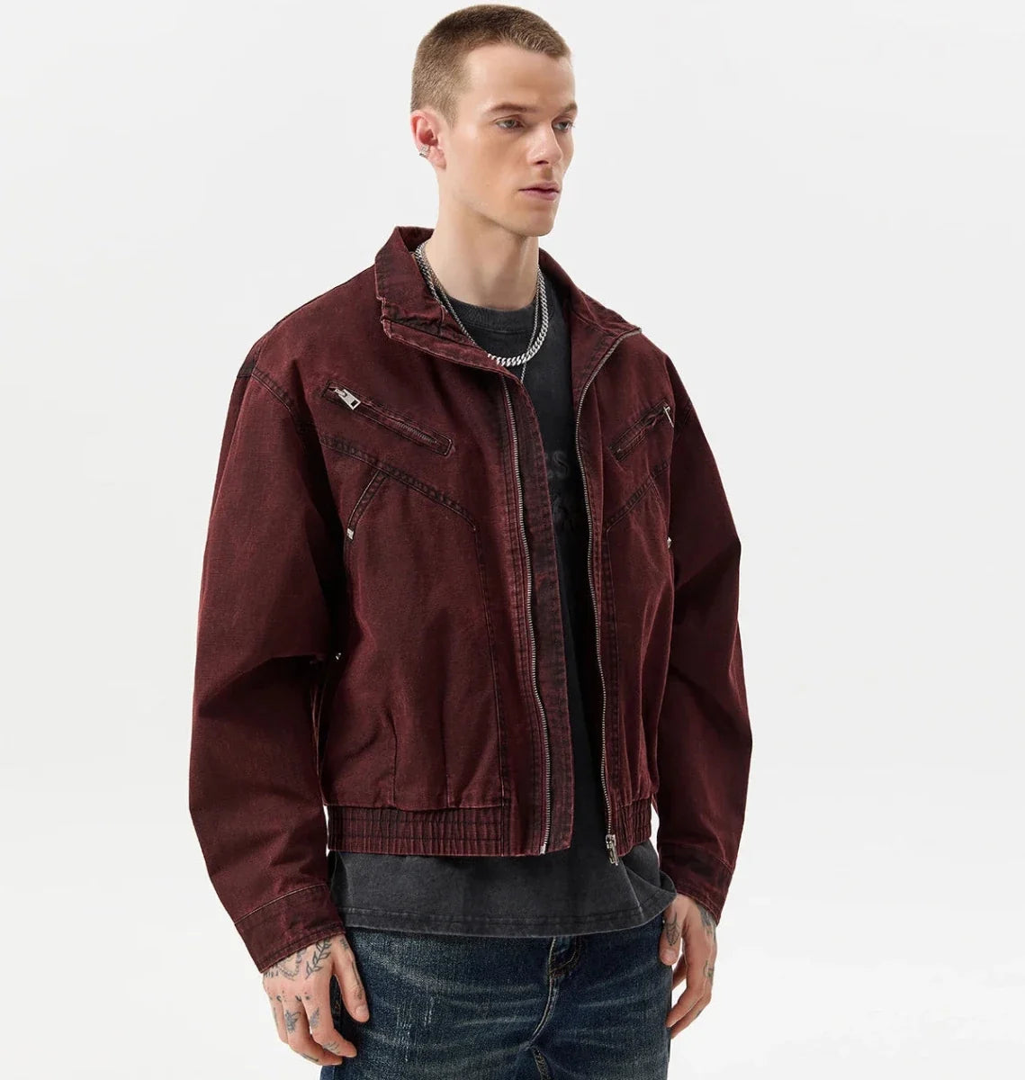 Cazadora Bomber Retro Leo
